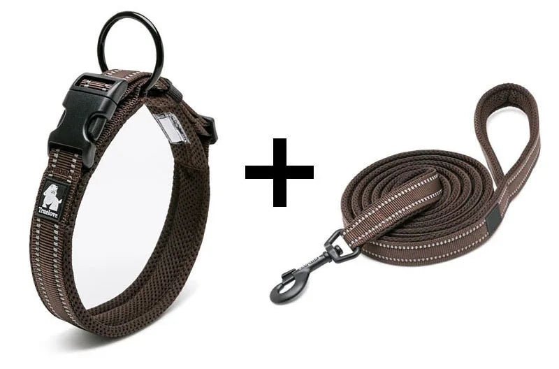 collier et laisse pour chien™ - monchiendamour/article pour chien