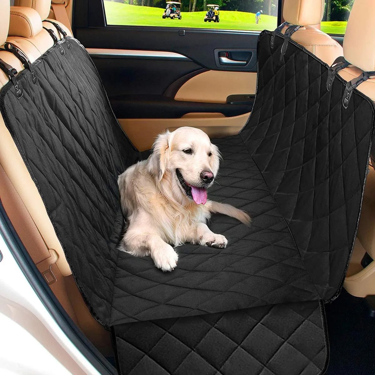 housse de protection siège voiture pour chien - monchiendamour.com